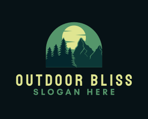 Pine Mountain Camping logo design