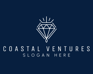 Diamond Luxury Jewelry logo design