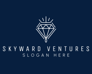 Diamond Luxury Jewelry logo design