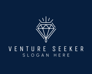 Diamond Luxury Jewelry logo design