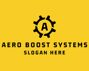 Cog Mechanic Industrial logo design