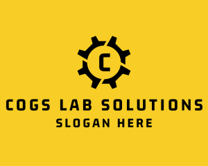 Cog Mechanic Industrial logo design