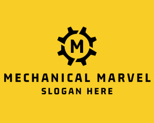 Cog Mechanic Industrial logo design