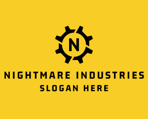 Cog Mechanic Industrial logo design