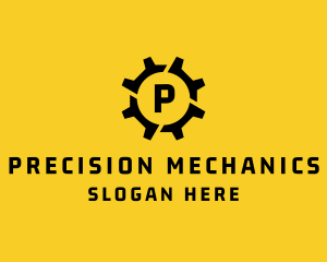 Cog Mechanic Industrial logo design