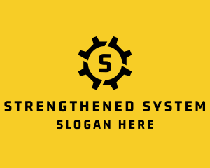 Cog Mechanic Industrial logo design