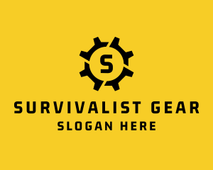 Cog Mechanic Industrial logo design