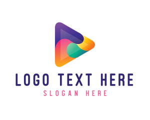 Youtube - Colorful Play Media logo design