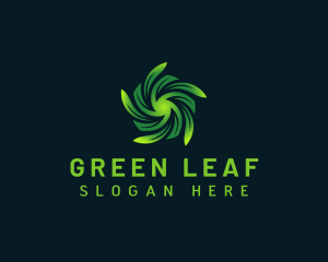 Botanical Plant Leaf logo design