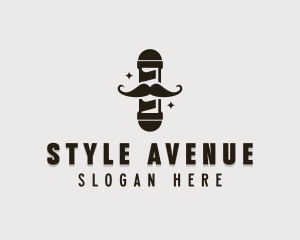 Hair Styling Barbershop logo design