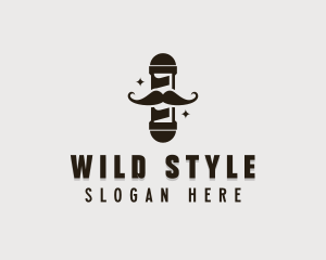 Hair Styling Barbershop logo design