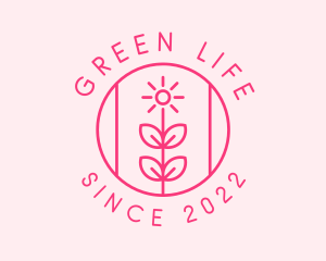 Flower Gardening Badge  logo