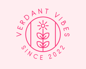 Flower Gardening Badge  logo