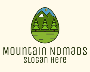 Outdoor Adventure Egg logo design