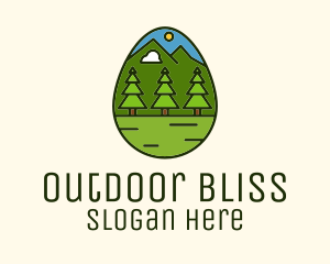 Outdoor Adventure Egg logo design