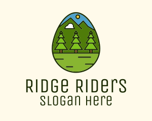 Outdoor Adventure Egg logo design