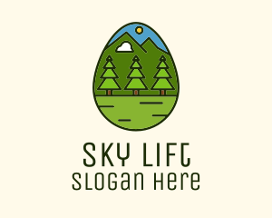 Outdoor Adventure Egg logo design