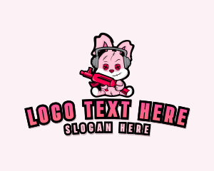 Bunny Gamer Rabbit logo