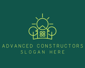 Green Residential Housing logo design