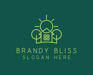 Green Residential Housing logo design