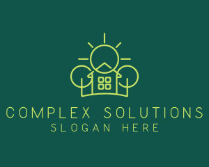 Green Residential Housing logo design