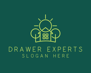 Green Residential Housing logo design