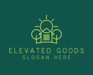 Green Residential Housing logo design