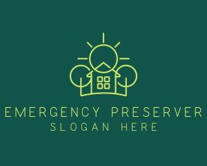 Green Residential Housing logo design