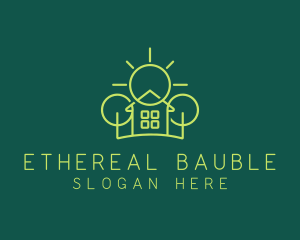 Green Residential Housing logo design