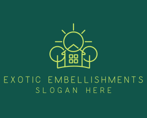 Green Residential Housing logo design