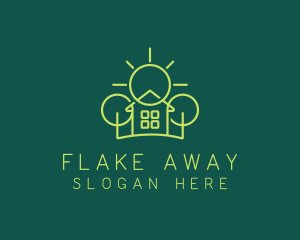 Green Residential Housing logo design