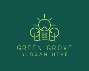 Green Residential Housing logo design