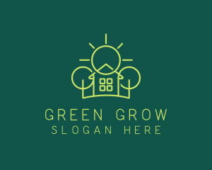 Green Residential Housing logo design