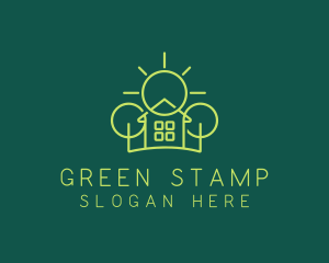 Green Residential Housing logo design