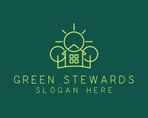 Green Residential Housing logo design