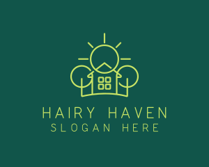 Green Residential Housing logo design