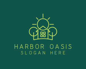 Green Residential Housing logo design