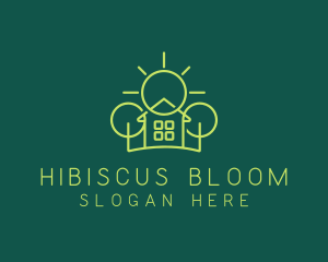 Green Residential Housing logo design