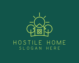 Green Residential Housing logo design