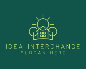 Green Residential Housing logo design