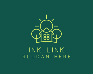 Green Residential Housing logo design