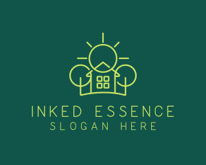 Green Residential Housing logo design