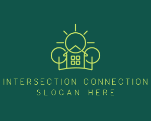 Green Residential Housing logo design