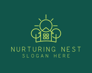 Green Residential Housing logo design