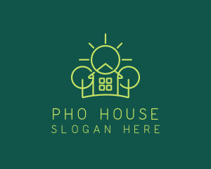 Green Residential Housing logo design