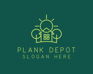 Green Residential Housing logo design