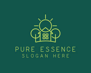 Green Residential Housing logo design