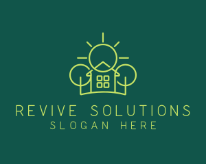 Green Residential Housing logo design