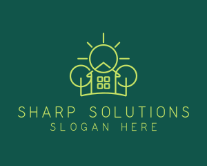 Green Residential Housing logo design