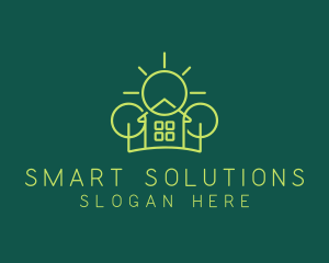 Green Residential Housing logo design